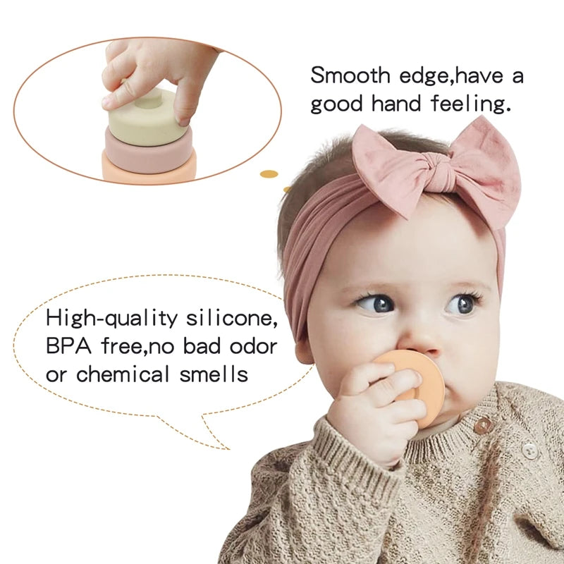 Baby Silicone Bear Nesting Dolls