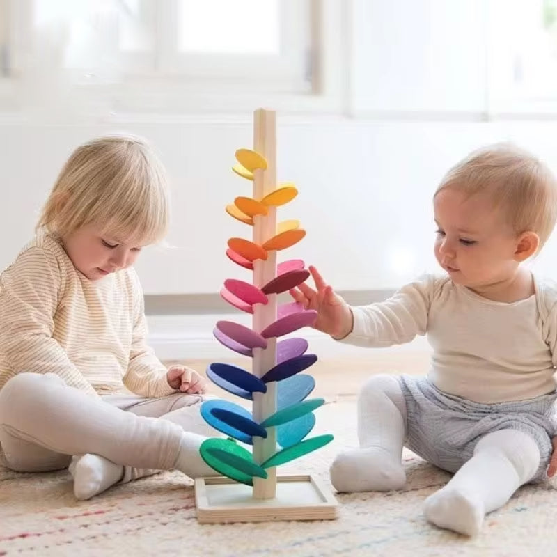 Wooden Rainbow Tree