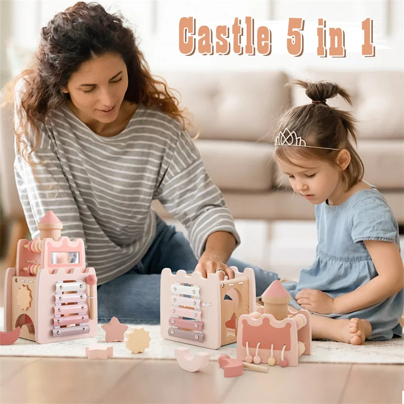 Wooden Activity Castle