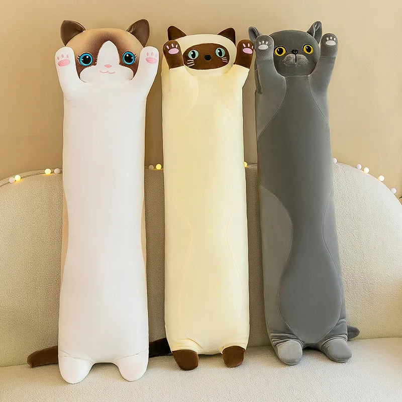 Long Cat Plushie Pillow