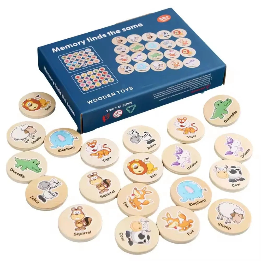 Toddler Wooden Memory Game