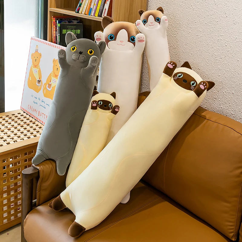 Long Cat Plushie Pillow