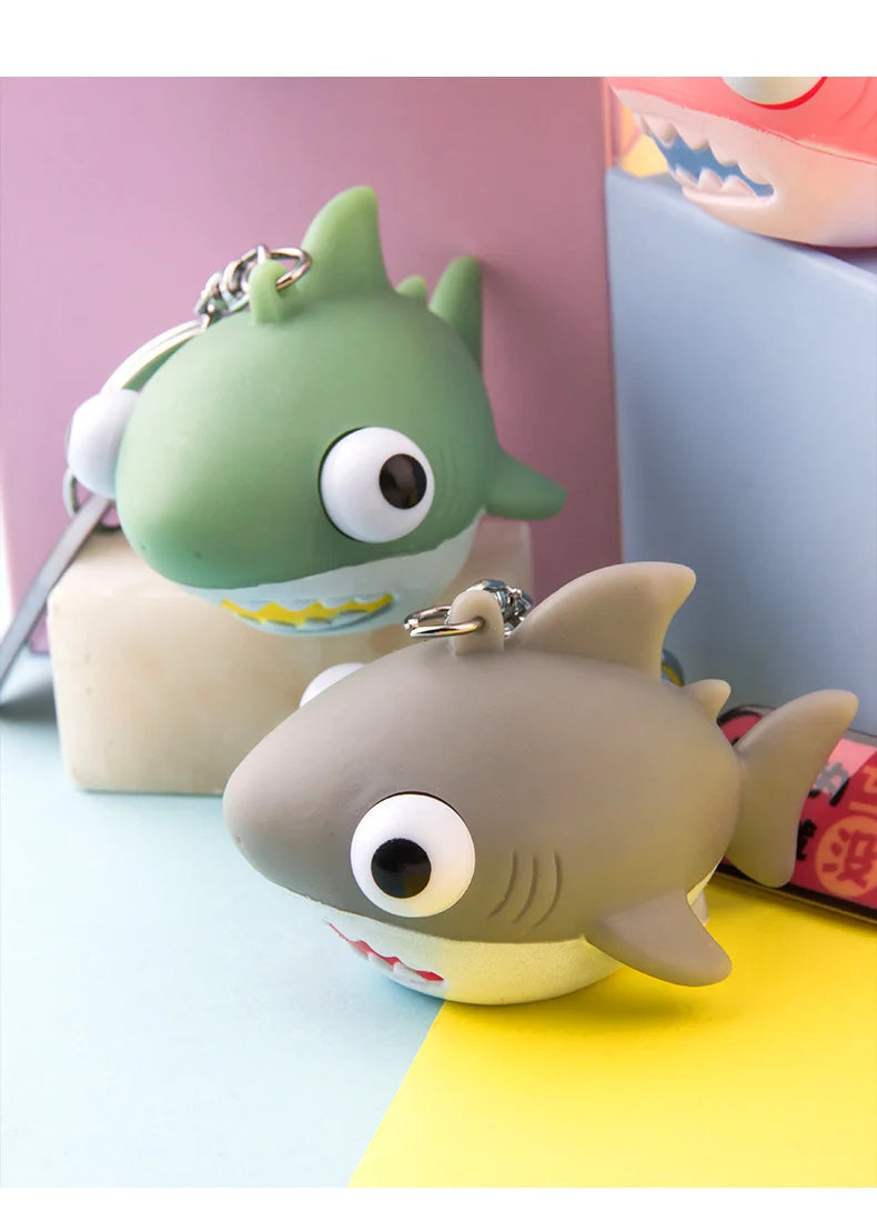 Squeeze Shark Sensory Toy Keychain
