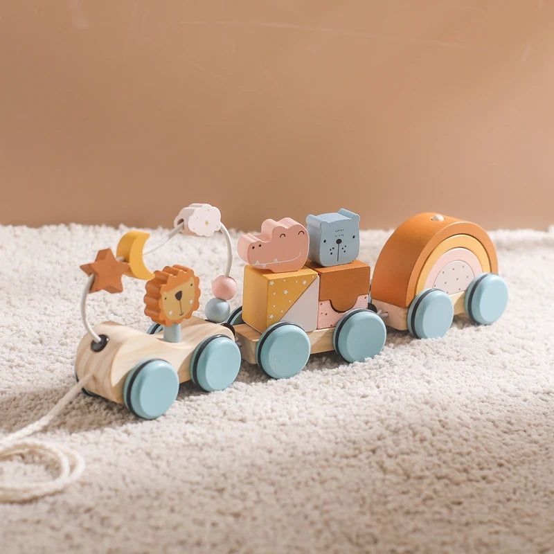 Baby Wooden Pull Train