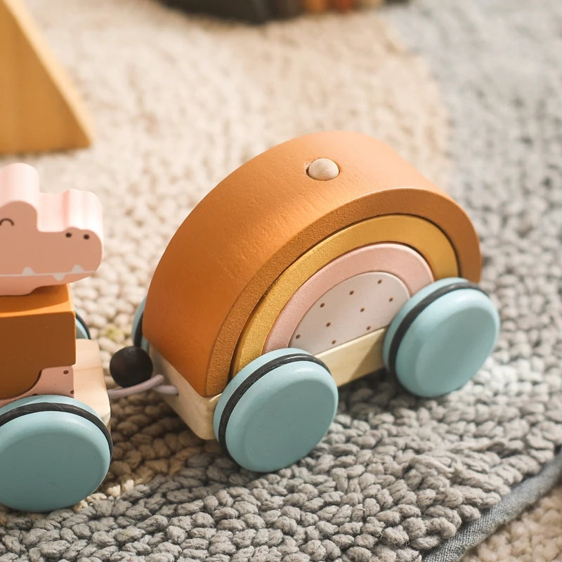Baby Wooden Pull Train