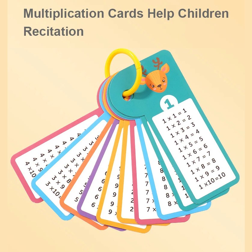 Wooden Multiplication Math Board