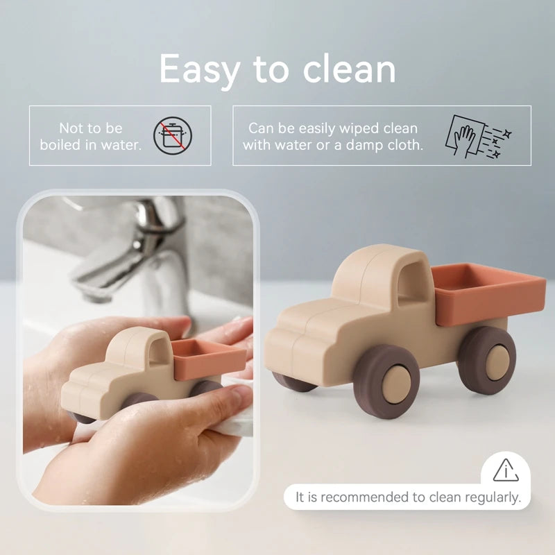 Baby Silicone Toy Cars