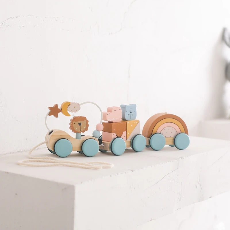 Baby Wooden Pull Train