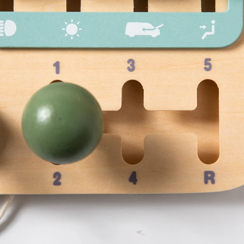 Baby Wooden Car Busy Board