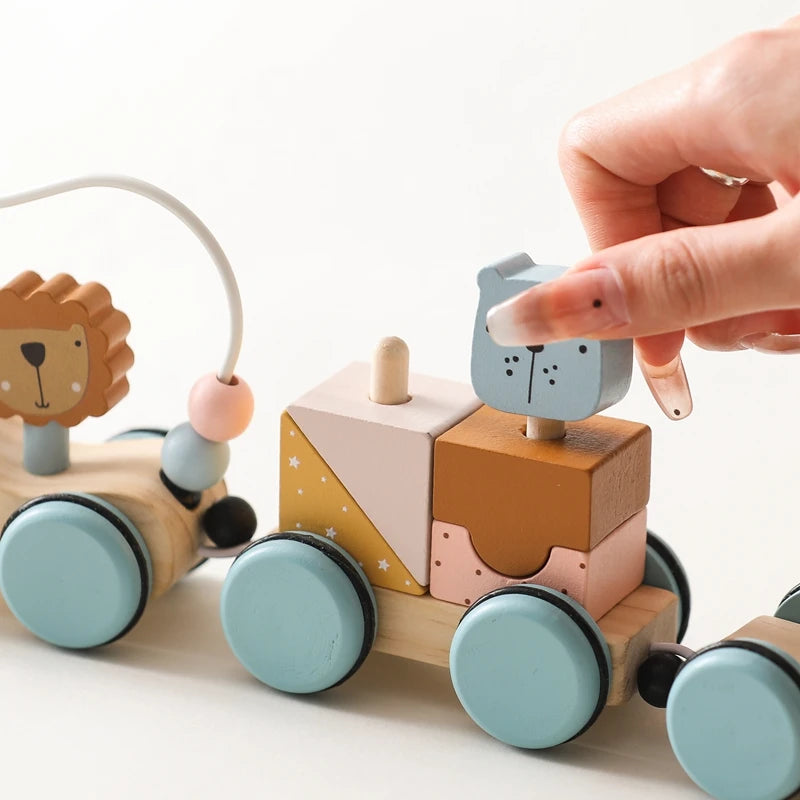 Baby Wooden Pull Train